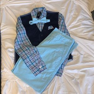Boys 4 piece vest set